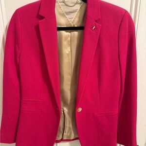 Massimo Dutti Vibrant Pink Blazer